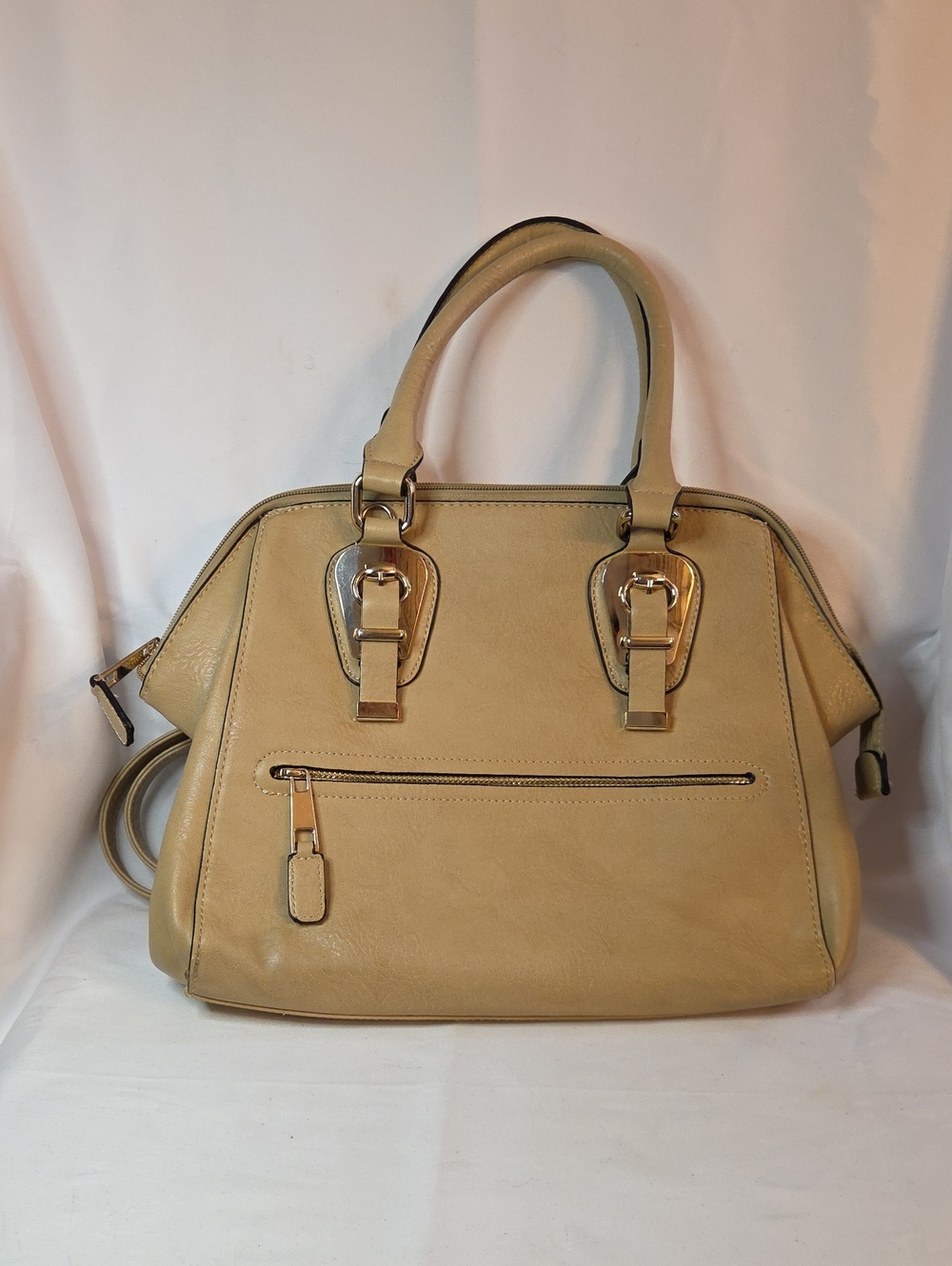 Classic Beige Women's Satchel Handbag